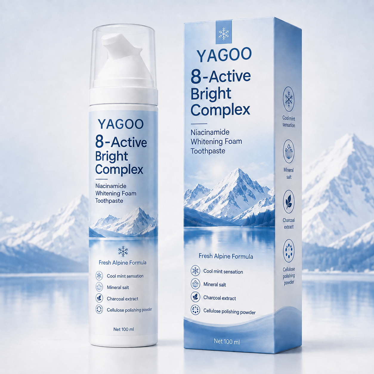 YAGOO&Foam toothpaste