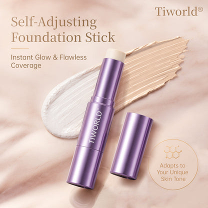 Tiworld® Smart Color-Changing Foundation Stick – The Instant Glow Stick for Mature Skin