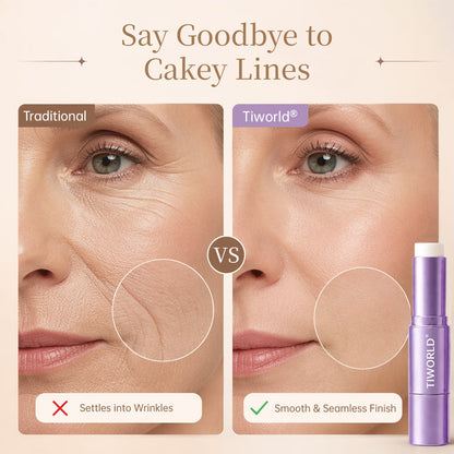 Tiworld® Smart Color-Changing Foundation Stick – The Instant Glow Stick for Mature Skin