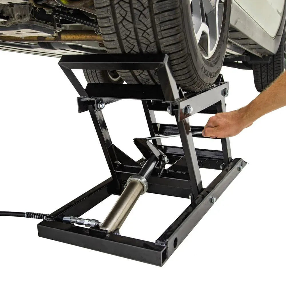 🎉Capacity Hydraulic Underbody Access Car Lift with Ramp（🛒Special Sale—Free Shipping）