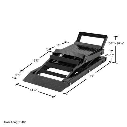 🎉Capacity Hydraulic Underbody Access Car Lift with Ramp（🛒Special Sale—Free Shipping）