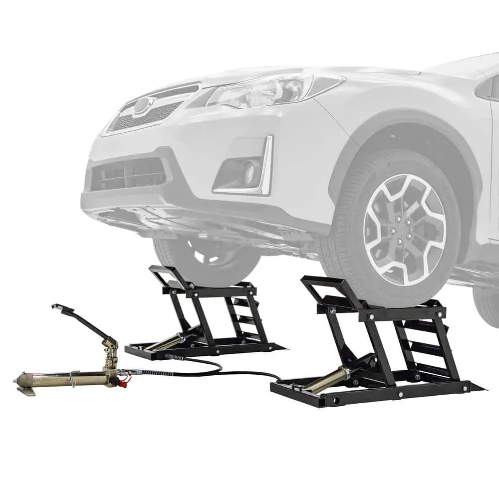 🎉Capacity Hydraulic Underbody Access Car Lift with Ramp（🛒Special Sale—Free Shipping）