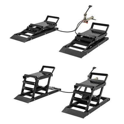 🎉Capacity Hydraulic Underbody Access Car Lift with Ramp（🛒Special Sale—Free Shipping）