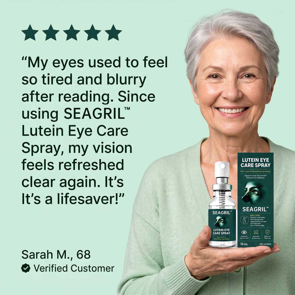 SEAGRIL™ Lutein Eye Spray