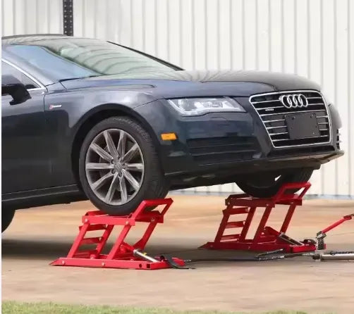 🎉Capacity Hydraulic Underbody Access Car Lift with Ramp（🛒Special Sale—Free Shipping）