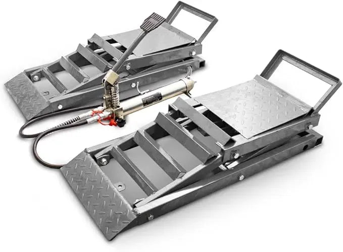 🎉Capacity Hydraulic Underbody Access Car Lift with Ramp（🛒Special Sale—Free Shipping）