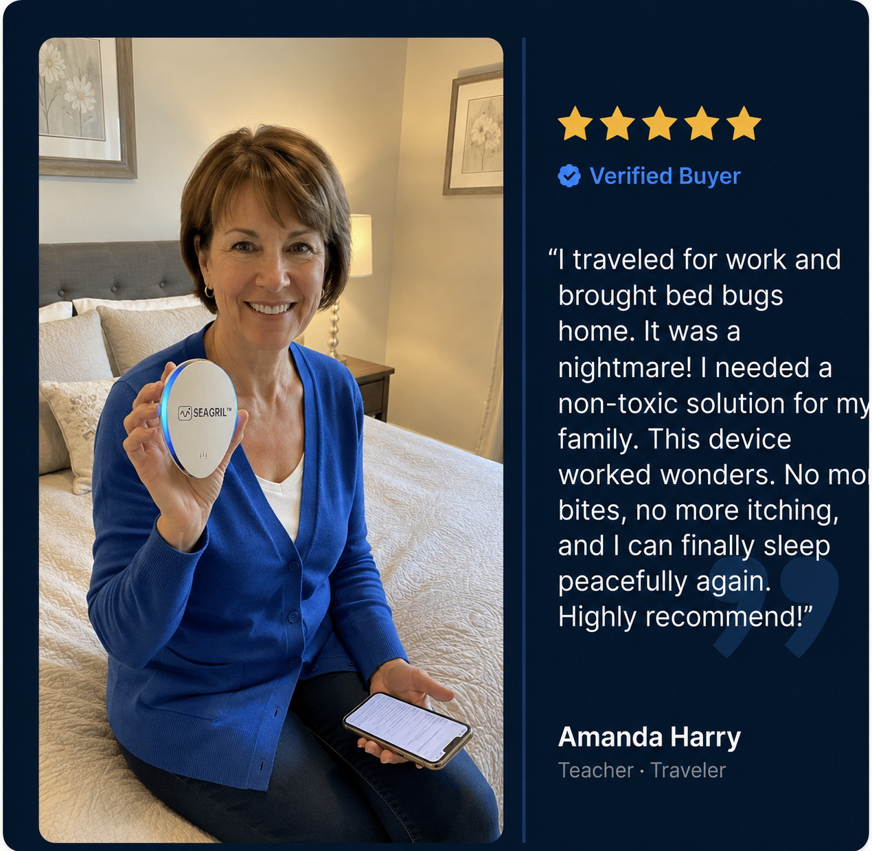 SEAGRIL™ 2026 Upgraded Pest Repeller – Banish Bed Bugs For Good