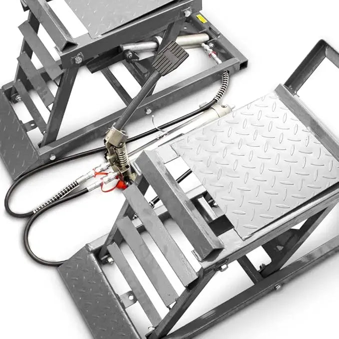 🎉Capacity Hydraulic Underbody Access Car Lift with Ramp（🛒Special Sale—Free Shipping）