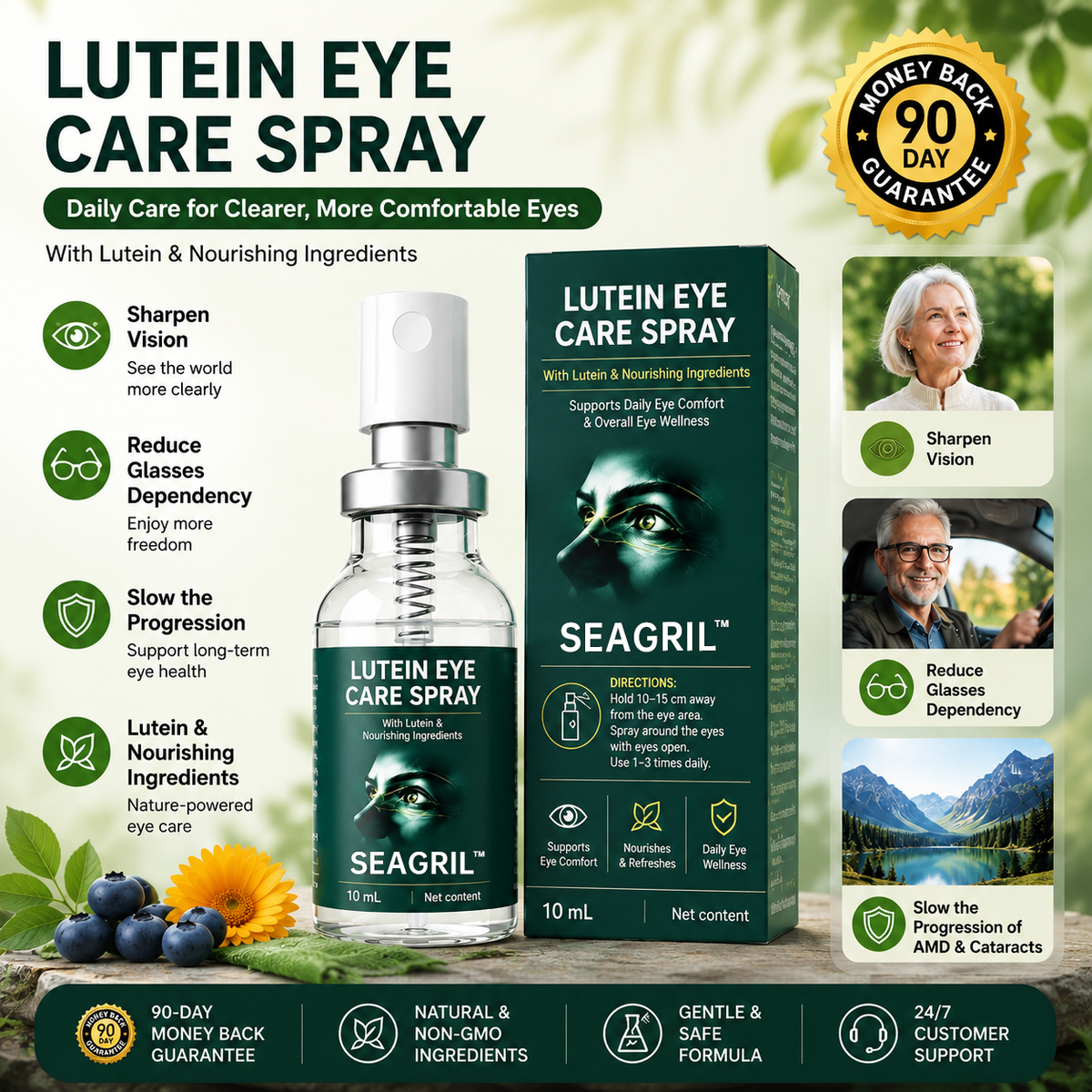 SEAGRIL™ Lutein Eye Spray