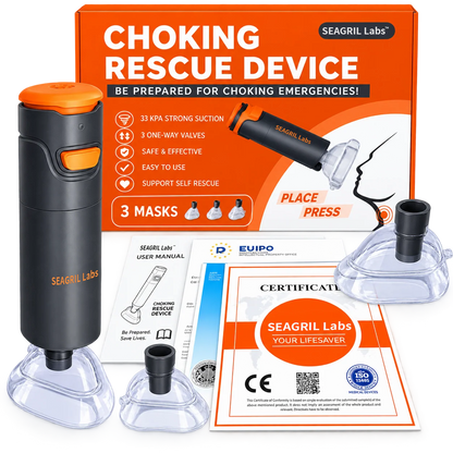 Portable Choking Rescue Device with 3 Masks
